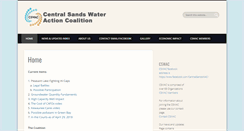 Desktop Screenshot of centralsandswater.org